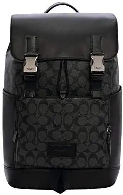 COACH Track Backpack In Signature Canvas