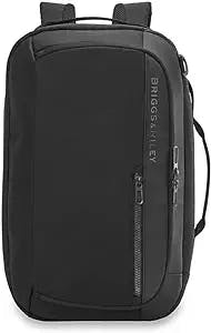 Briggs & Riley ZDX Convertible Backpack Duffel Carry-on, Black, Medium