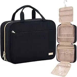 Get Travel-Ready with the NISHEL Large Hanging Travel Toiletry Bag!