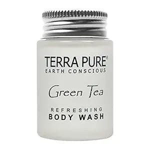 Terra Pure Body Wash, Travel Size Hotel Amenities, 1 oz. (Case of 20)