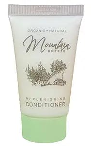 Mountain Breeze Conditioner, Hotel Toiletries Bulk,1 oz, Travel Size Conditioner, Amenities for Guest Hospitality, Motel, AirBnB, Gym, Luxury (Case of 300)
