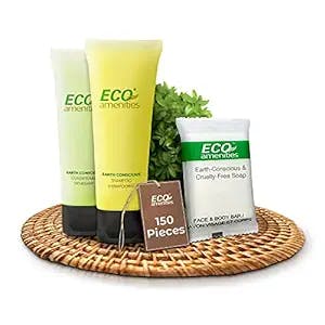 Vacation Ready with ECO Amenities 150 PIECE Toiletries Kit 