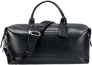 NIXON Desperado II 35L Leather Duffle Bag - All Black
