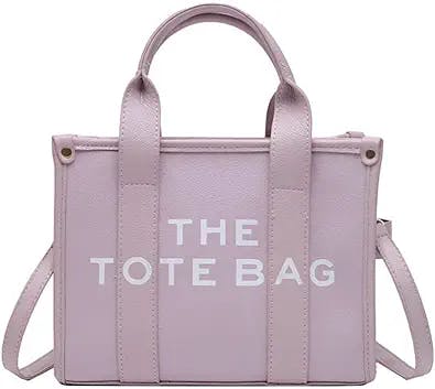 Tote Bags for Women, PU Leather Crossbody Bag with Zipper, Luxury Handbag Shoulder Bags for Travel Work School Picnic