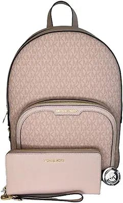 The MICHAEL Michael Kors Jaycee Large Backpack bundled with Large Continental Wallet/Wristlet Purse Hook: A Backpack Full of Swag 