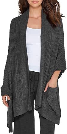 Cozy Up Anywhere with Barefoot Dreams The Cozychic Light Travel Shawl