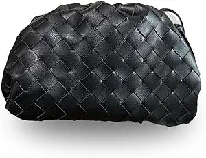 TAUFE Leather Woven Cloud Bag Fashion Messenger Bag Luxury Handbag Creative Everyday Shoulder Bag Cosmetic Bags