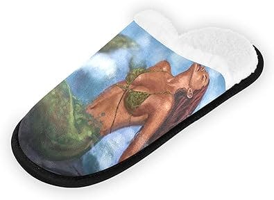 Purrfectly Comfy Spa Slippers for Your Next Hotel Stay: Paw Purple Lizard S