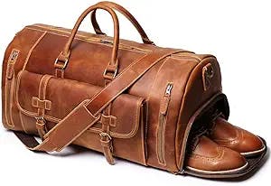 The Ultimate Travel Companion: Leathfocus Leather Travel Duffel Bags