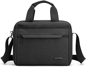 FUUIE Messenger Bags Men Canvas Shoulder Bag Travel Luxury Tote Handbag Messenger Bag Male Satchel Pack Crossbody Bags (Color : Black)