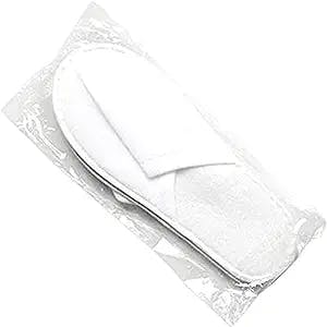 Dark Towels Hotel Slippers Open 10 Pairs Towelling Terry Guest Toe Disposable Spa Style Home Textiles (White, One Size)