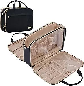 Get Organized and Stylish on the Go with the NISHEL Travel Toiletry Bag!