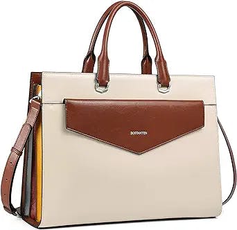 BOSTANTEN Briefcase for Women 15.6 inch Large Work Bag