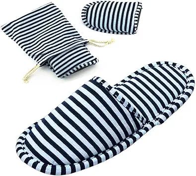 Non-Disposable Travel Slippers Portable Cotton Spa Hotel Guest Indoor Slippers