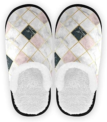 The Ultimate Review of Dussdil Marble Luxury Geometric Womens Mens Slippers