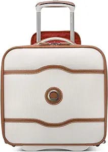 DELSEY Paris Chatelet 2.0 Softside Luggage Under-Seater with 2 Wheels, Angora, Carry-on 16 Inch