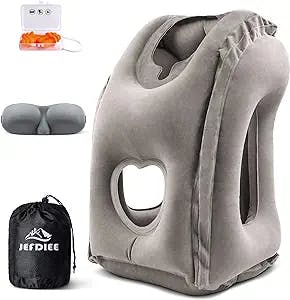 JefDiee Inflatable Travel Pillow: The Ultimate Companion for Traveling in S