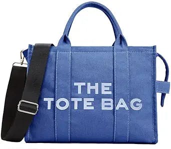 DEEPMEOW Tote Bag for women, Canvas Crossbody Bag with Zipper, Luxury Shoulder Purse for Travel, School, Work, Handbag
