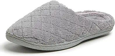 The Coziest Slippers You Need: Dearfoams Women's Leslie Washable Memory Foam Terry Clog 