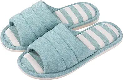 Slip into Comfort with the shevalues Womens Open Toe House Slippers