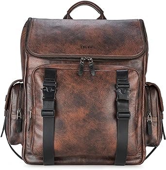 The VELEZ Full Grain Leather Backpack: The Backpack You Never Knew You Need