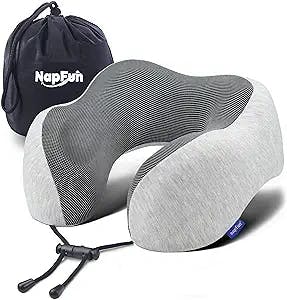 Get Some Zzz's on Your Flight with the napfun Neck Pillow!