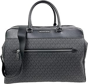 Michael Kors Travel Large Duffle/Weekender Bag With Trolley Sleeve (Black)